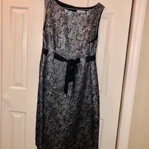 Black and Silver Cocktail Dress